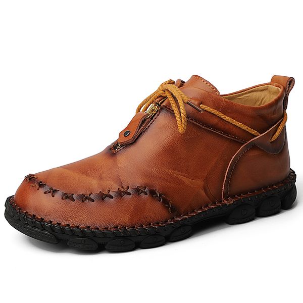 new autumn winter leather men boots high help winter men's ankle boot comfortable motorcycle boots men's shoes plus size 38-48, Black
new autumn winter leather men boots high help winter men's ankle boot comfortable motorcycle boots men's shoes plus size 38-48, Black