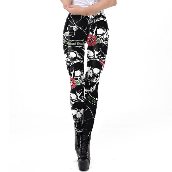 skull fitness legging solid color fashion print leggings polyester floral high waist women legging, Black
skull fitness legging solid color fashion print leggings polyester floral high waist women legging, Black