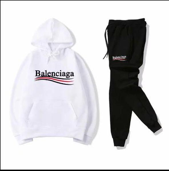 19s new men's and women's fashion casual clothes two-piece sportswear jacket dress hoodie shirt coat tracksuit sweater, White
19s new men's and women's fashion casual clothes two-piece sportswear jacket dress hoodie shirt coat tracksuit sweater, White