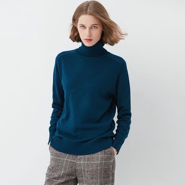 woman winter wool sweater, high collar kashmir sweater, spacious and loose short thick wool shirt, Black
woman winter wool sweater, high collar kashmir sweater, spacious and loose short thick wool shirt, Black