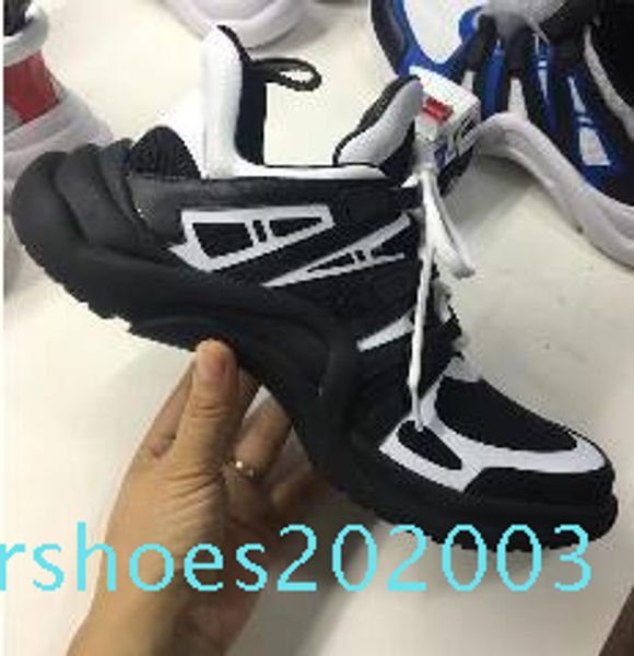 2018 new luxury women's archlight sneaker men genuine leather trainers tpu outsole casual shoes runner shoes 7 colors s03, Black 
2018 new luxury women's archlight sneaker men genuine leather trainers tpu outsole casual shoes runner shoes 7 colors s03, Black