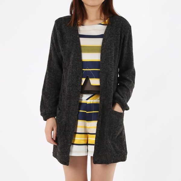 women casual sweater knitted cardigan long sleeve loose sweater outwear coat 2017, White
women casual sweater knitted cardigan long sleeve loose sweater outwear coat 2017, White
