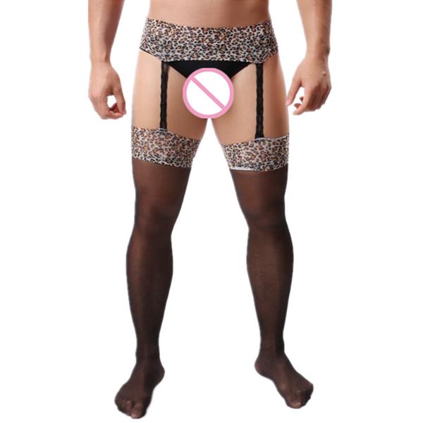 men's leopard pantyhose mens sheer tights crotchless stockings fetish panty hose for male underwear lingerie dropshipping, Black
men's leopard pantyhose mens sheer tights crotchless stockings fetish panty hose for male underwear lingerie dropshipping, Black
