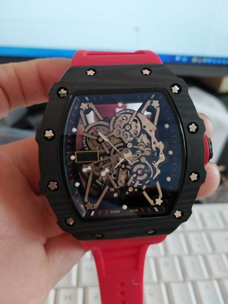 2019 fa hion men automatic mechanical watche red rubber band men wri twatche port men watche
2019 fa hion men automatic mechanical watche red rubber band men wri twatche port men watche