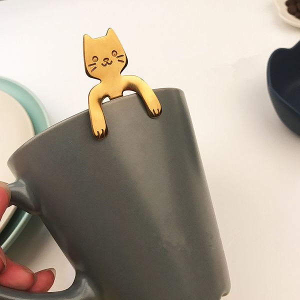 cute cartoon cat stainless steel handle hanging tea coffee spoon ice cream cutlery tableware outdoor camping picnic
cute cartoon cat stainless steel handle hanging tea coffee spoon ice cream cutlery tableware outdoor camping picnic