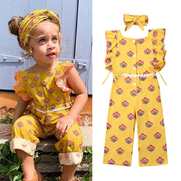 toddler baby girls floral clothes ruffle romper jumpsuit pants headband outfit, White
toddler baby girls floral clothes ruffle romper jumpsuit pants headband outfit, White