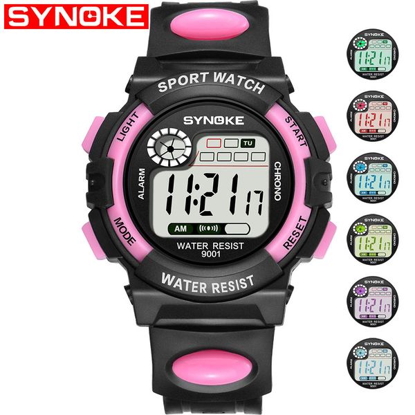 led multifunction kids electronic watches colorful luminous alarm clock calendar time watch sports 30m waterproof wristwatches, Slivery;brown
led multifunction kids electronic watches colorful luminous alarm clock calendar time watch sports 30m waterproof wristwatches, Slivery;brown