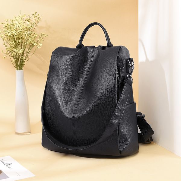 kmuysl women's backpack classic black backpack stylish elegant lady bag leather bag waterproof anti-theft
kmuysl women's backpack classic black backpack stylish elegant lady bag leather bag waterproof anti-theft