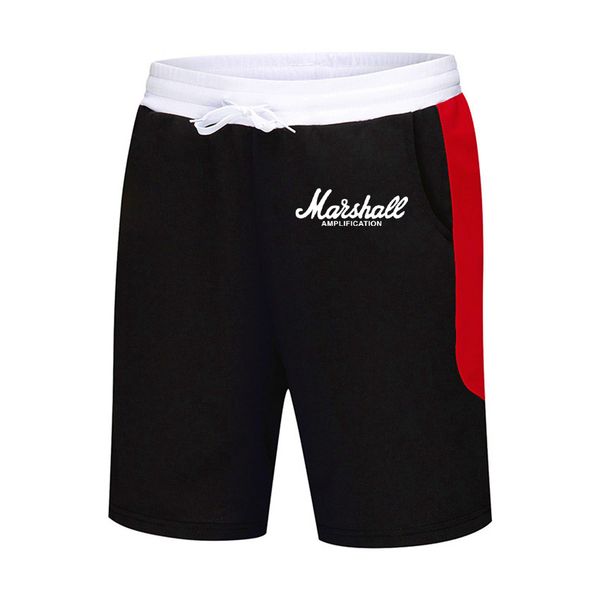 men's shorts new marshall print polyester shorts for men summer solid breathable elastic waist casual man male 18 colors, White;black
men's shorts new marshall print polyester shorts for men summer solid breathable elastic waist casual man male 18 colors, White;black