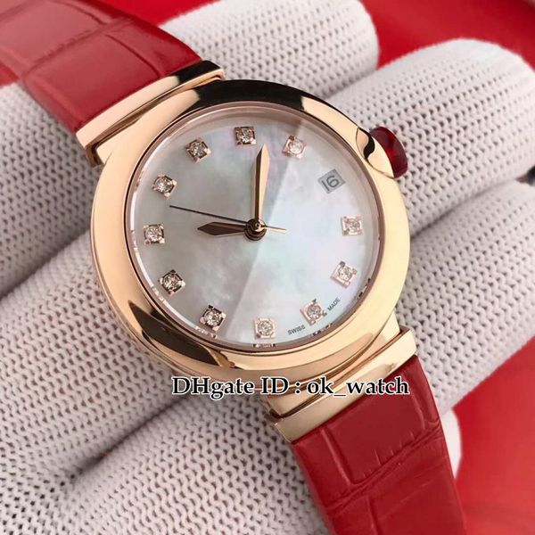 new 33mm lvcea 102997 102639 pearl fritillaria dial diamond time scale japan miyota automatic womens watch fashion lady watches red leather, Slivery;brown
new 33mm lvcea 102997 102639 pearl fritillaria dial diamond time scale japan miyota automatic womens watch fashion lady watches red leather, Slivery;brown