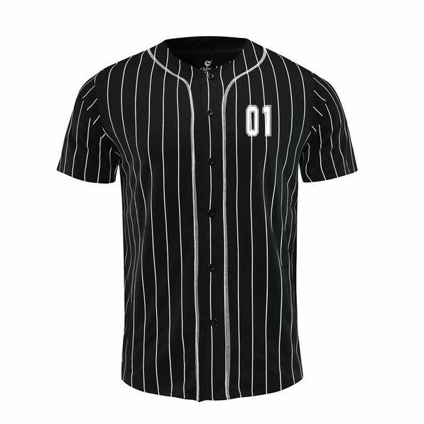 custom number baseball jersey men stripe short sleeve street hip hop baseball shirts button cardigan black white sport shirt
custom number baseball jersey men stripe short sleeve street hip hop baseball shirts button cardigan black white sport shirt