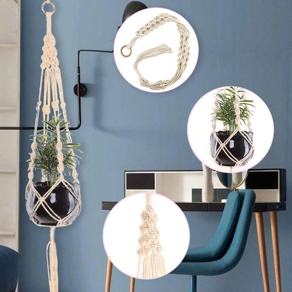 macrame plant hangers hanging basket hanging plant holder bohemian decor hanger for wall decoration countyard garden #t1p
macrame plant hangers hanging basket hanging plant holder bohemian decor hanger for wall decoration countyard garden #t1p