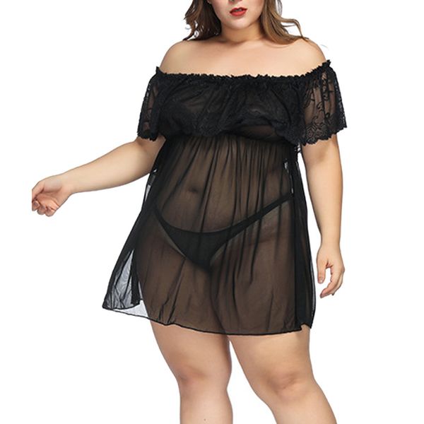 femmes plus la taille lingerie babydoll g-string string en dentelle sous-vêtements de nuit 2020 nouveau noir d'té sans, Black;red
femmes plus la taille lingerie babydoll g-string string en dentelle sous-vêtements de nuit 2020 nouveau noir d'té sans, Black;red