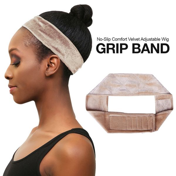 4color comfort hair band velvet wig grip band adjustable non slip headband comfortable wear without clips hair accessories, Brown
4color comfort hair band velvet wig grip band adjustable non slip headband comfortable wear without clips hair accessories, Brown