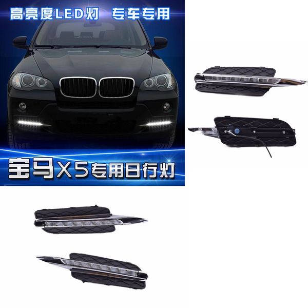 drl 1 пара 12v abs led для x5 e70 2007 2008 2009 2010 автомобильный свет дневной свет противотуманные фары крышка автомобиля-стайлинг рабочи
drl 1 пара 12v abs led для x5 e70 2007 2008 2009 2010 автомобильный свет дневной свет противотуманные фары крышка автомобиля-стайлинг рабочи