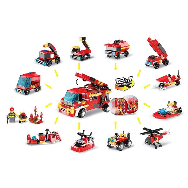 12 on 1 fire fighting truck building blocks world plastic tinker box car toy kids toys children's educational intelligence environmenta
12 on 1 fire fighting truck building blocks world plastic tinker box car toy kids toys children's educational intelligence environmenta