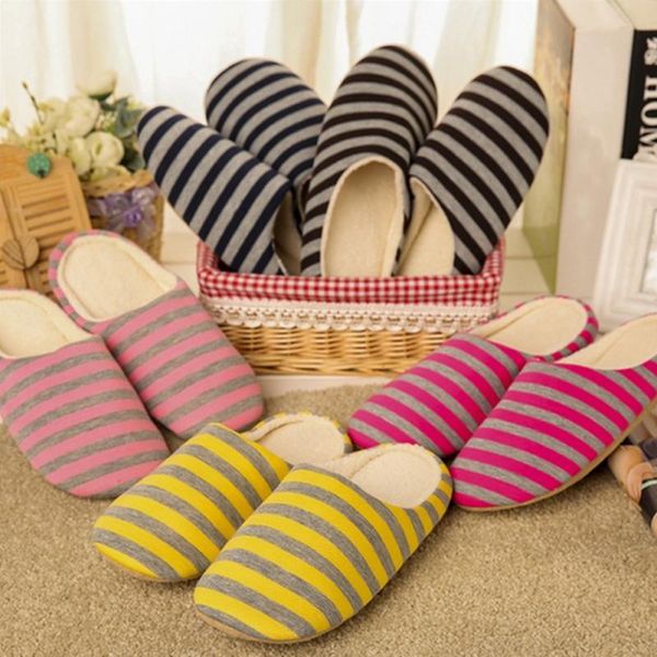 2019 new slippers indoor pantufas winter cotton striped slipper home couple shoes soft floor household plush chinelos, Black
2019 new slippers indoor pantufas winter cotton striped slipper home couple shoes soft floor household plush chinelos, Black