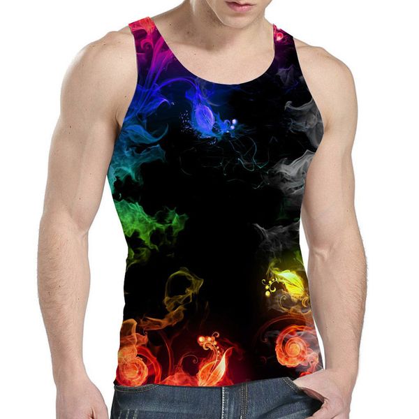 summer men' vest 3d printing smoke sleeveless shirts fashion street style tank streetwear in stock shipped quickly, White;black
summer men' vest 3d printing smoke sleeveless shirts fashion street style tank streetwear in stock shipped quickly, White;black