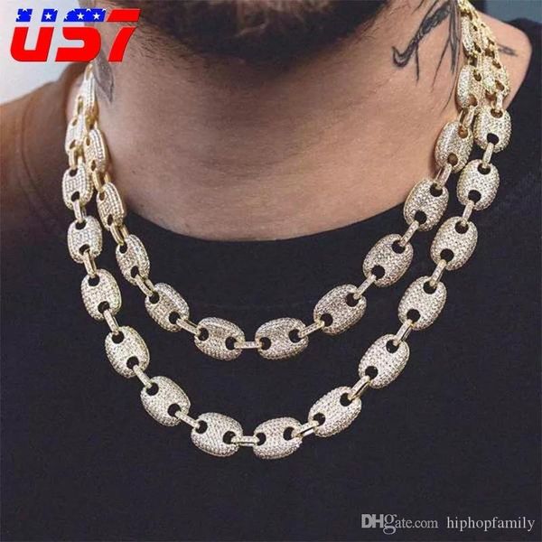 hip hop jewelry in europe and america new man coffee beans full diamonds pig nose alloy necklace iced out bling chains, Silver
hip hop jewelry in europe and america new man coffee beans full diamonds pig nose alloy necklace iced out bling chains, Silver