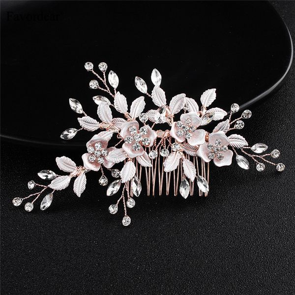 trendy elegant rose gold/silver alloy bridal comb/hair pin imitation flpwer and rhinestone bridal accessories for wedding/party
trendy elegant rose gold/silver alloy bridal comb/hair pin imitation flpwer and rhinestone bridal accessories for wedding/party