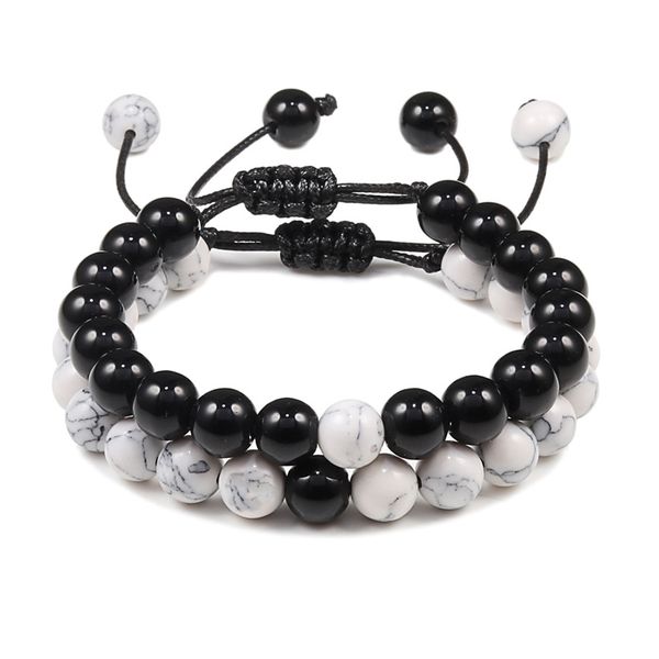couple bracelets natural lava black white yin yang braid rope bracelet women men charm handmade adjustable beaded accessories
couple bracelets natural lava black white yin yang braid rope bracelet women men charm handmade adjustable beaded accessories