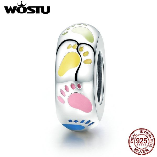 wostu real 925 sterling silver красочных footprint приспособленных шарики оригинального бренд браслет diy ювелирные изделия лаки подарки cqc, Blue;slivery
wostu real 925 sterling silver красочных footprint приспособленных шарики оригинального бренд браслет diy ювелирные изделия лаки подарки cqc, Blue;slivery