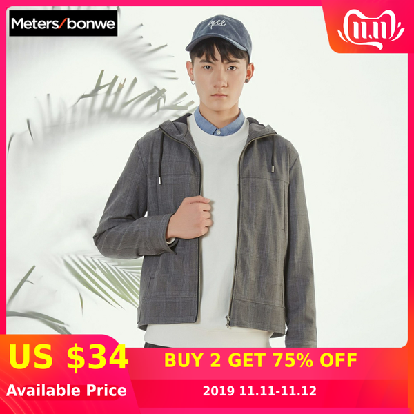 metersbonwe 2019 new warm embroidery padded coat fashion vintage plaid hooded men cotton coats, Black
metersbonwe 2019 new warm embroidery padded coat fashion vintage plaid hooded men cotton coats, Black