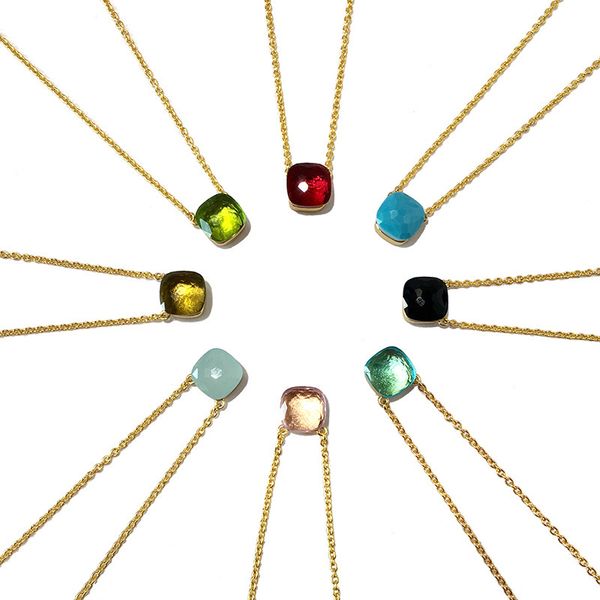 multicolor crystal necklaces for women,big full gem stone,adjustable length,brief chains pendant necklace,choker party jewelry, Silver
multicolor crystal necklaces for women,big full gem stone,adjustable length,brief chains pendant necklace,choker party jewelry, Silver