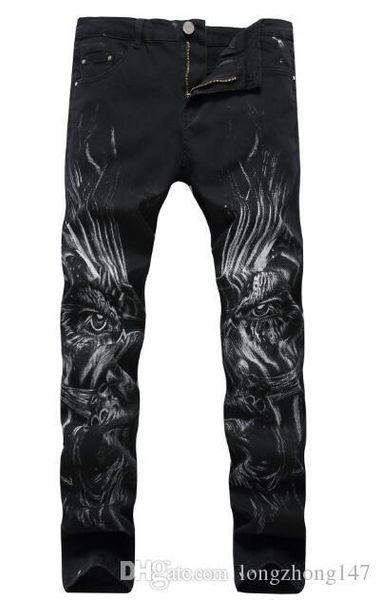 cool man's casual jeans skinny pants tights fold hip hop casual fashion pencil pants biker jeans young people slim 3d print trousers, Blue
cool man's casual jeans skinny pants tights fold hip hop casual fashion pencil pants biker jeans young people slim 3d print trousers, Blue