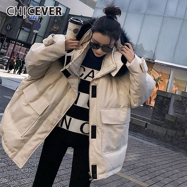 chicever korean patchwork fur parkas women hooded long sleeve pocket thick oversize winter female cotton coats fashion new 2019, Black
chicever korean patchwork fur parkas women hooded long sleeve pocket thick oversize winter female cotton coats fashion new 2019, Black