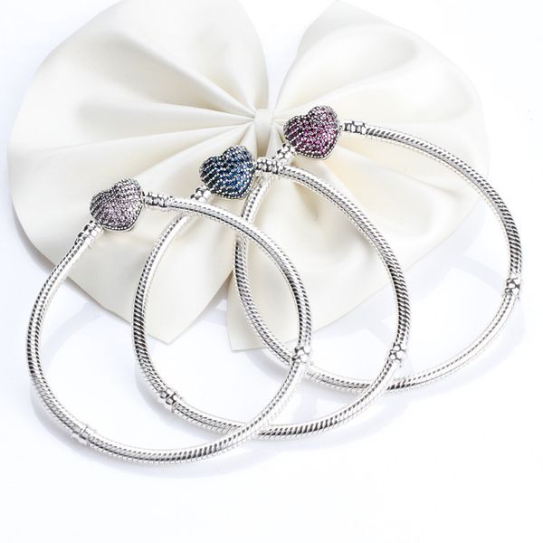 fashion fit original pandoras 925 silver bracelet moments pave heart clasp with crystal bracelets bead charm diy jewelry bangles, Golden;silver
fashion fit original pandoras 925 silver bracelet moments pave heart clasp with crystal bracelets bead charm diy jewelry bangles, Golden;silver