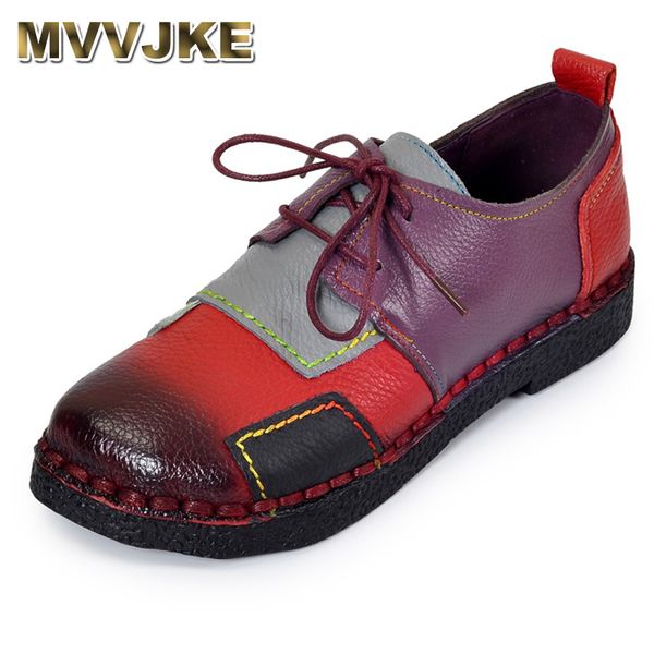 mvvjke women's handmade shoes genuine leather flat lacing mother shoes woman loafers soft single casual women flats, Black
mvvjke women's handmade shoes genuine leather flat lacing mother shoes woman loafers soft single casual women flats, Black