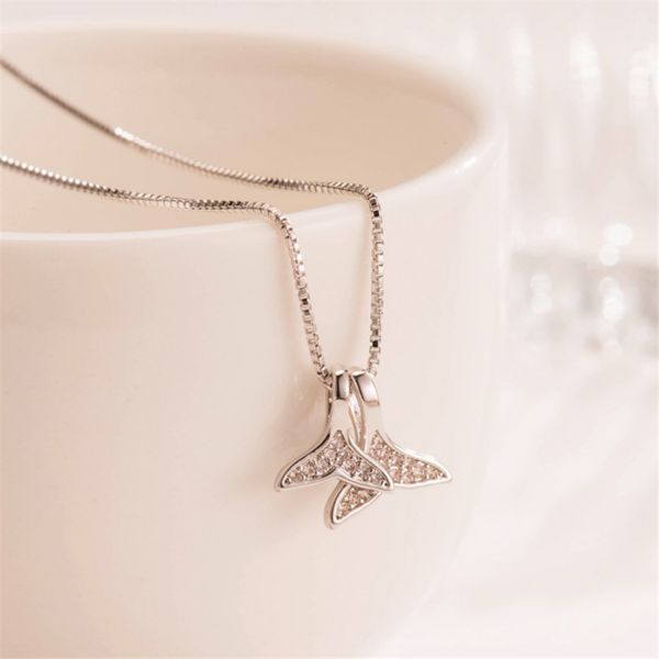 offers with double mermaid fish tail personalized necklace 925 sterling sliver women accessories friend pl671, Silver
offers with double mermaid fish tail personalized necklace 925 sterling sliver women accessories friend pl671, Silver