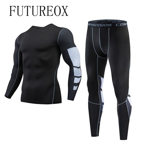 2019 new men's thermal underwear fitness sports underwear sweat and dry long johns, White;black
2019 new men's thermal underwear fitness sports underwear sweat and dry long johns, White;black