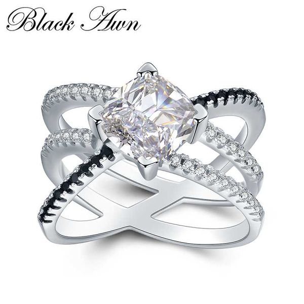 black awn 2019 new cute 925 sterling silver fine jewelry engagement black spinel engagement ring for women anillos mujer c198, Golden;silver
black awn 2019 new cute 925 sterling silver fine jewelry engagement black spinel engagement ring for women anillos mujer c198, Golden;silver