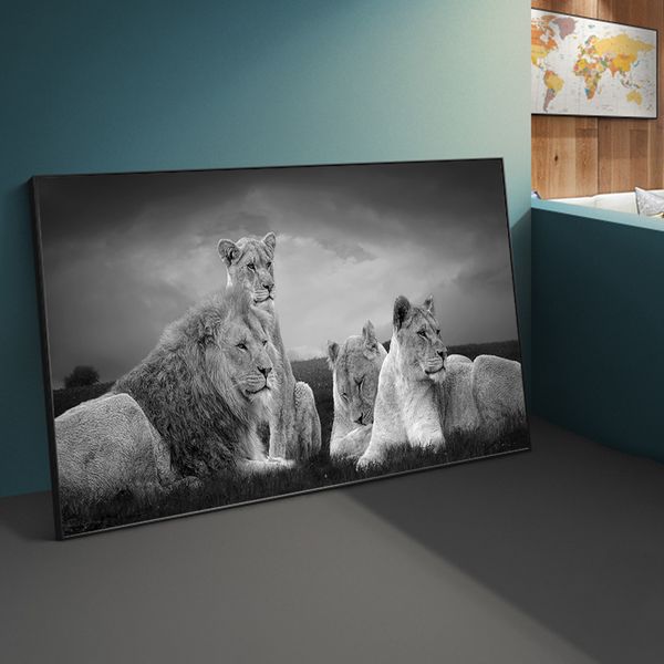 african lions family black and white canvas art posters and prints lions animasl canvas paintings on the wall art decor pictures
african lions family black and white canvas art posters and prints lions animasl canvas paintings on the wall art decor pictures