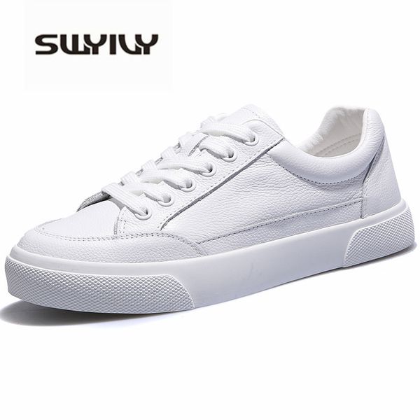 swyivy 2019 shoes women's sneakers white pu leather new fashion white vulcanize sneakers casual shoes breathable size 40 y200424, Black
swyivy 2019 shoes women's sneakers white pu leather new fashion white vulcanize sneakers casual shoes breathable size 40 y200424, Black