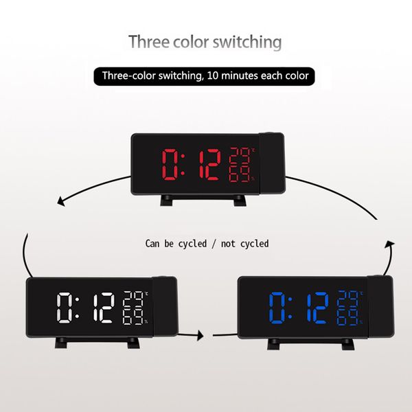 high 5 inch led curved-screen projection alarm clock fm radio dual alarm clock with 4 sounds uej
high 5 inch led curved-screen projection alarm clock fm radio dual alarm clock with 4 sounds uej