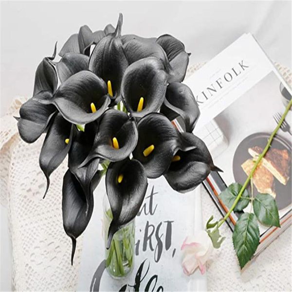 decorative flowers & wreaths black artificial calla lil silk for home kitchen wedding paper wall decor decoration wy428
decorative flowers & wreaths black artificial calla lil silk for home kitchen wedding paper wall decor decoration wy428