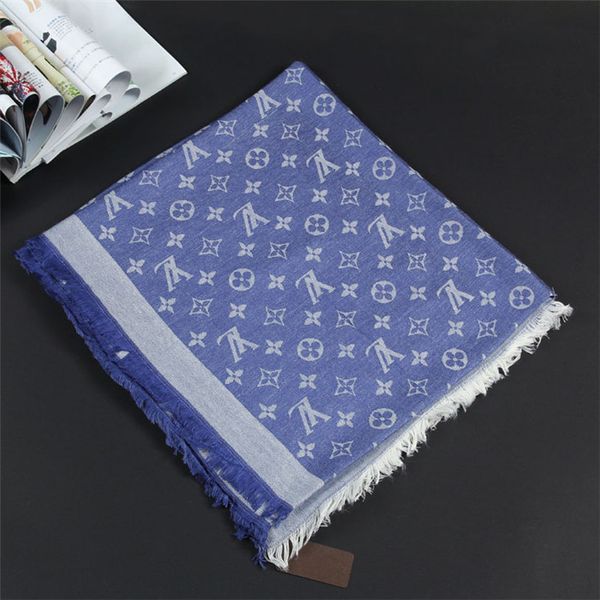 20 color wholesale classic vintage yarn-dyed monogrammed scarves women triangle scarf soft cotton scarf 140*140cm, Blue;gray
20 color wholesale classic vintage yarn-dyed monogrammed scarves women triangle scarf soft cotton scarf 140*140cm, Blue;gray