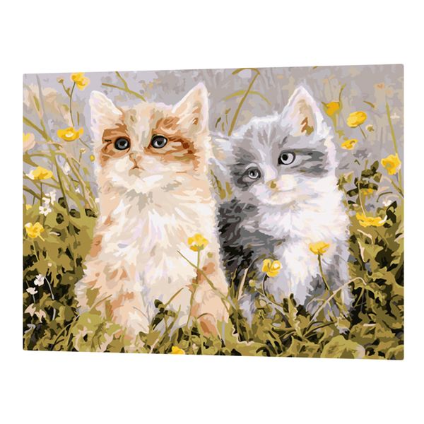 40x50cm diy масляной живописи краска по номеру kit picture drawing на холсте ручной работы arts crafts wall картина - симпатичные котята
40x50cm diy масляной живописи краска по номеру kit picture drawing на холсте ручной работы arts crafts wall картина - симпатичные котята