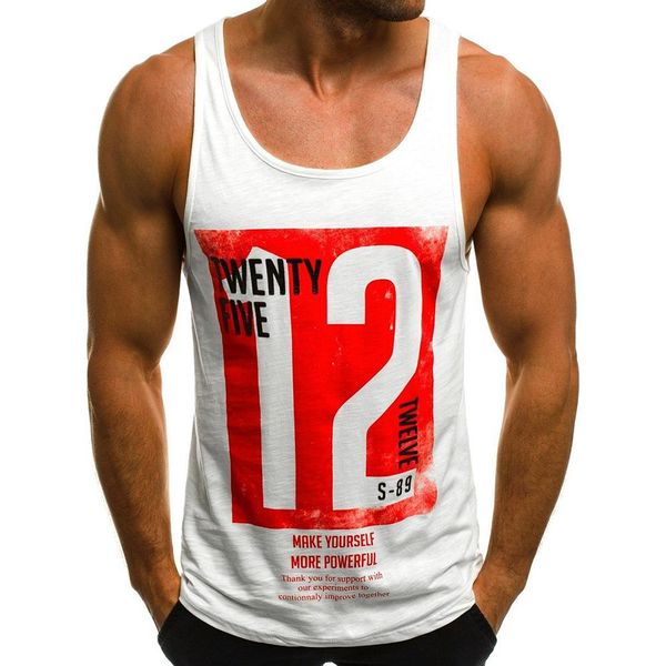 men number letter print summer breathable sleeveless round neck tank vest ing, White;black
men number letter print summer breathable sleeveless round neck tank vest ing, White;black