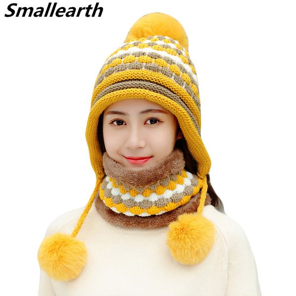 new winter women pompom hat and scarf set girls plus velvet warm beanie cap female winter casual thick knitted hats 2 pieces set, Blue;gray
new winter women pompom hat and scarf set girls plus velvet warm beanie cap female winter casual thick knitted hats 2 pieces set, Blue;gray