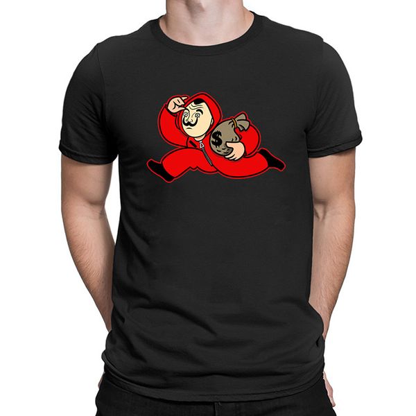 la casa de papel t shirt money heist the house of paper funny t-shirt 2020 men cotton camisetas hombre, White;black
la casa de papel t shirt money heist the house of paper funny t-shirt 2020 men cotton camisetas hombre, White;black