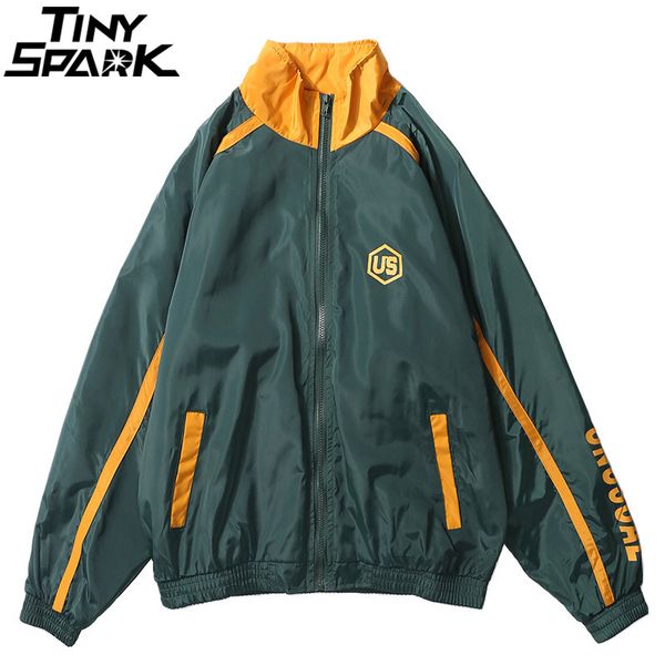 hip hop striped jacket windbreaker patchwork mens vintage zip up track jacket streetwear 2020 autumn harajuku jackets coat print, Black;brown
hip hop striped jacket windbreaker patchwork mens vintage zip up track jacket streetwear 2020 autumn harajuku jackets coat print, Black;brown