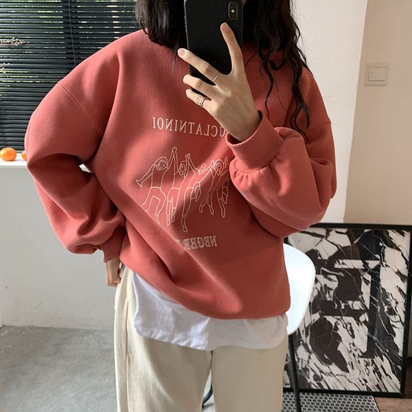 winter korean casual thickened interesting printed o neck pullovers hoodies sweatshirts woman new fashion streetwear 2019, Black
winter korean casual thickened interesting printed o neck pullovers hoodies sweatshirts woman new fashion streetwear 2019, Black