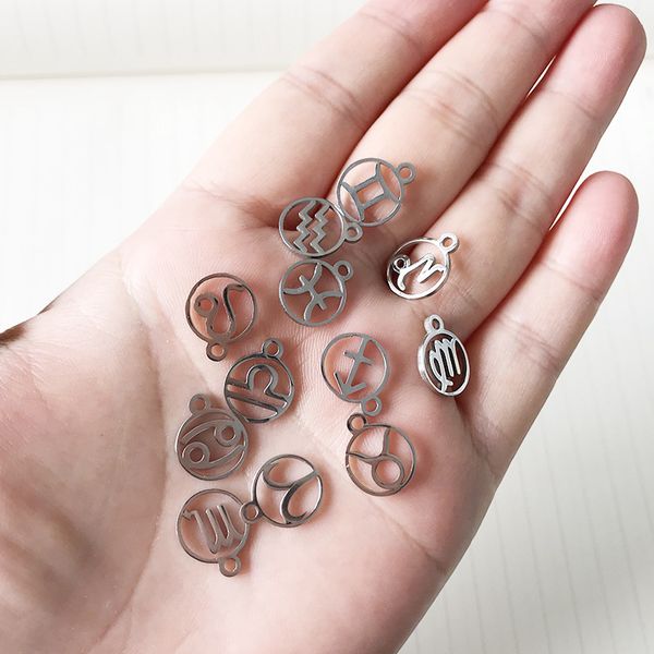 stainless steel 12 zodiac mini metal constellation pendant for necklace/bracelet jewelry making diy handmade 10pcs/lot, Bronze;silver
stainless steel 12 zodiac mini metal constellation pendant for necklace/bracelet jewelry making diy handmade 10pcs/lot, Bronze;silver
