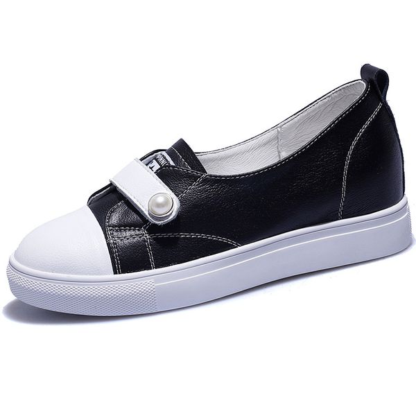 genuine leather sneakers women shoes wedge loafers black and white women shoes fashion womens trainers deportivas mujer casual
genuine leather sneakers women shoes wedge loafers black and white women shoes fashion womens trainers deportivas mujer casual
