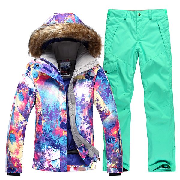 super warm skiing jacket +snowboard pant waterproof ski suit female snowboarding suits women outdoor winter snow sets
super warm skiing jacket +snowboard pant waterproof ski suit female snowboarding suits women outdoor winter snow sets