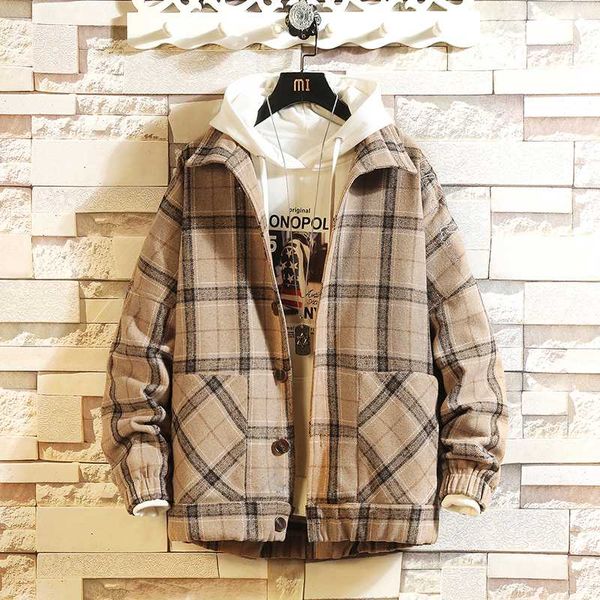 men's jackets plaid jacket slim fashion retro casual woolen man streetwear wild loose hip hop bomber male outwear m-5xl, Black;brown
men's jackets plaid jacket slim fashion retro casual woolen man streetwear wild loose hip hop bomber male outwear m-5xl, Black;brown